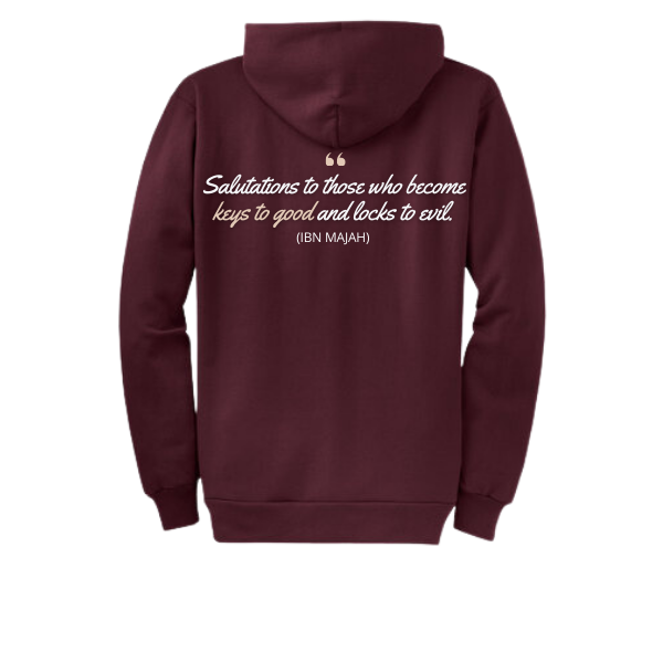 Mitaah Maroon cotton Zip up