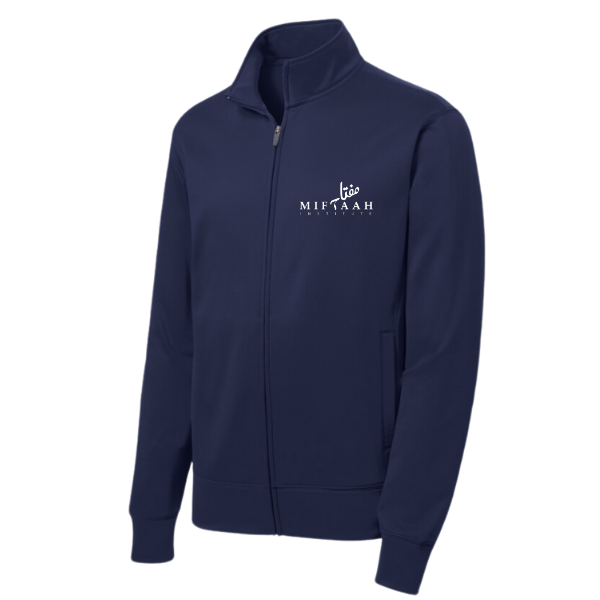 Navy Fleece Full-Zip Jacket