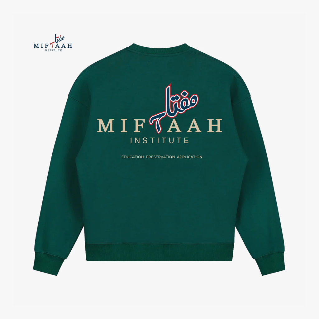 Miftaah Crewneck - Pine Green
