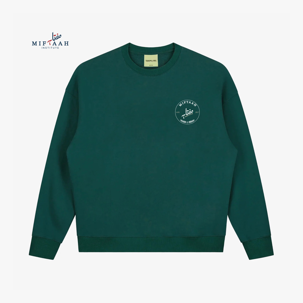 Miftaah Crewneck - Pine Green