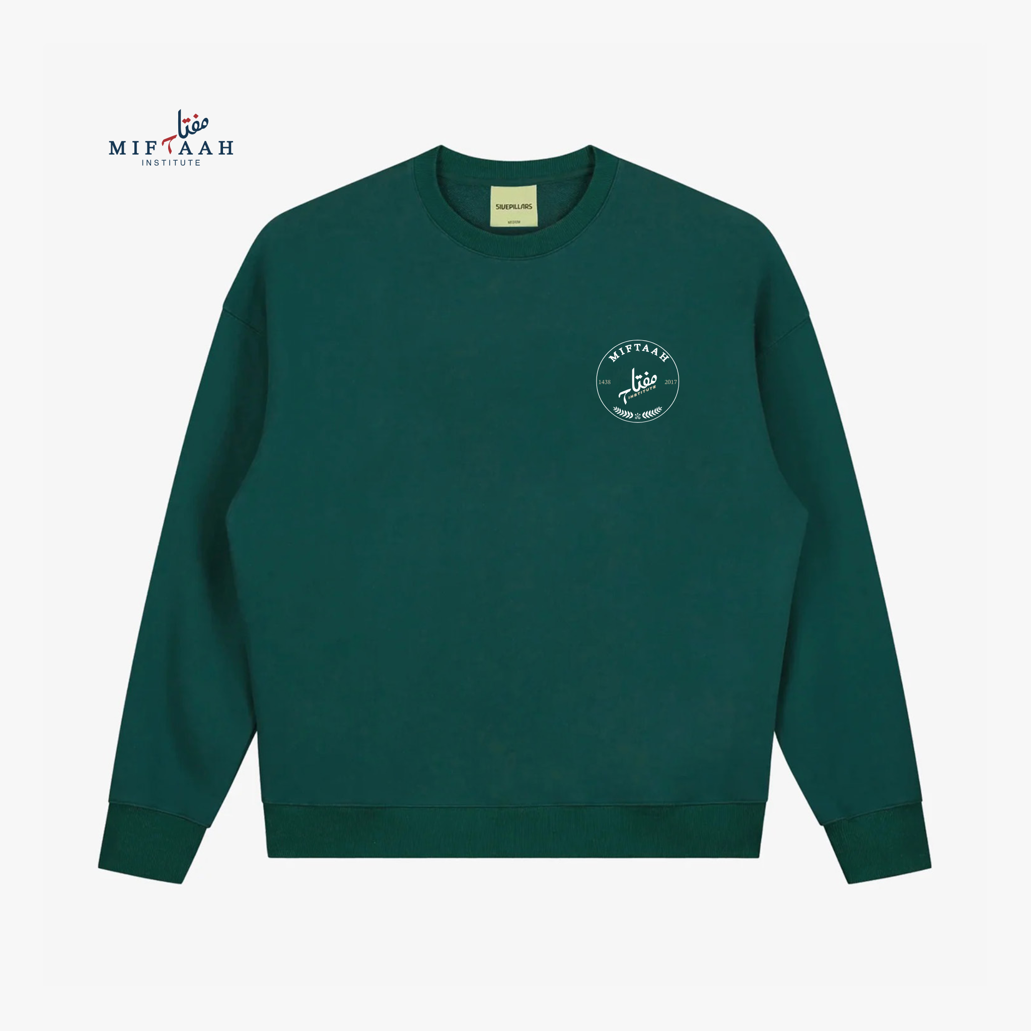 Miftaah Crewneck - Pine Green