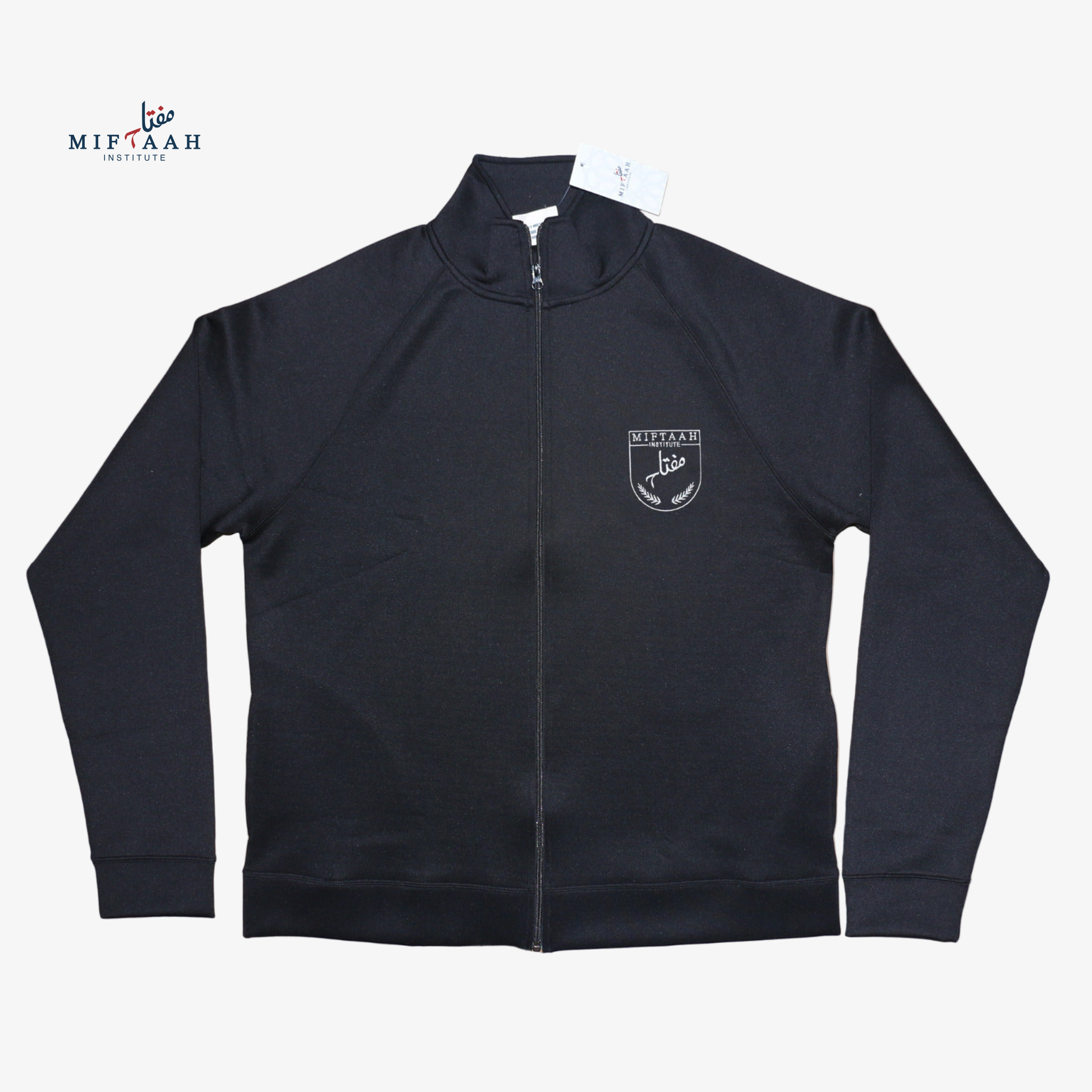 Miftaah Training Zip Jacket – Black